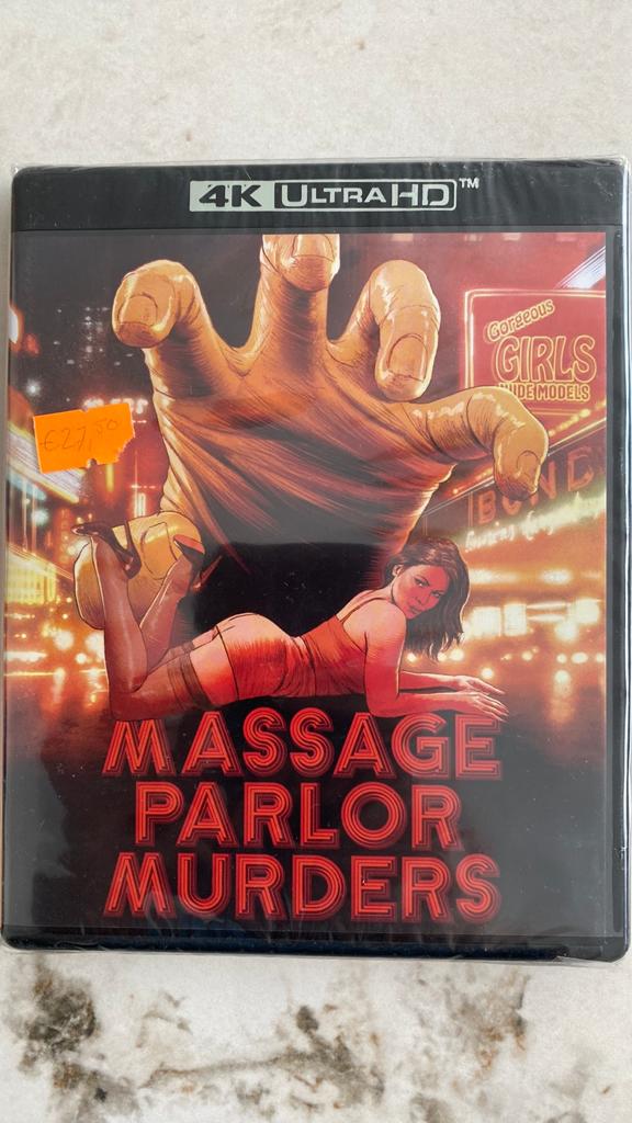 Massage parlor murders 4K UHD blu ray NIEUW, Ophalen of Verzenden, Nieuw in verpakking, Horror