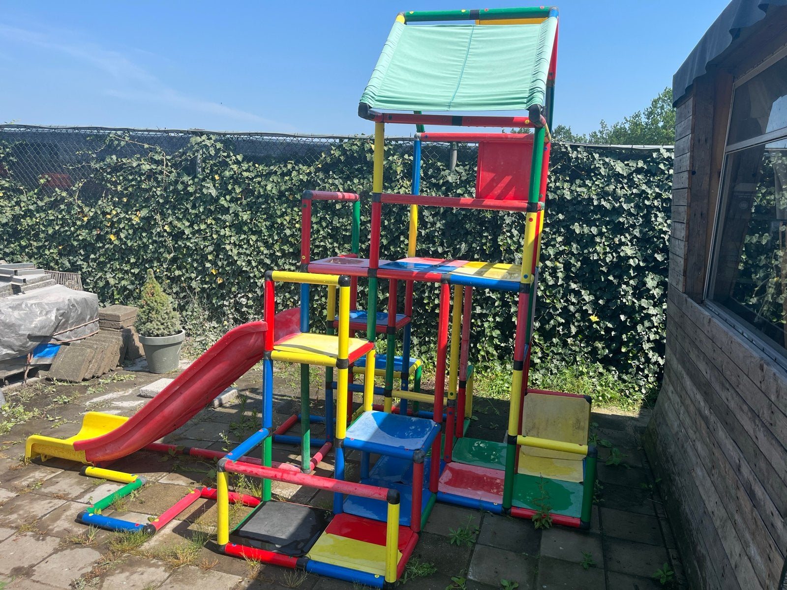 Grote partij Quadro speeltoestel + extra onderdelen, Kinderen en Baby's, Speelgoed | Buiten | Speeltoestellen, Ophalen, Gebruikt