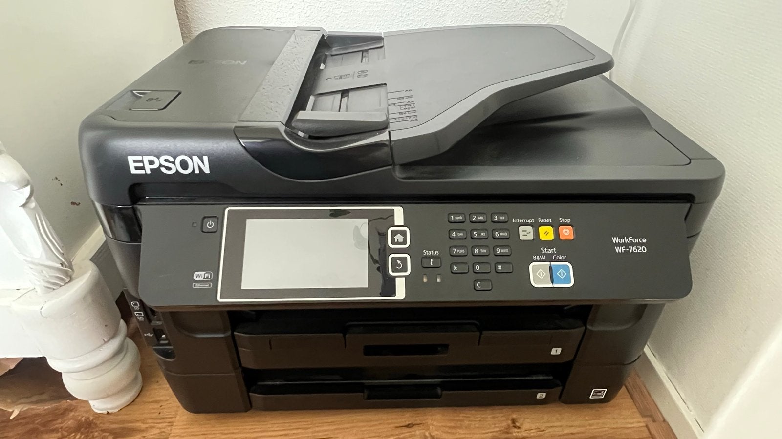 Epson WorkForce WF-7620 All-in-One Printer, Computers en Software, Printers, Zo goed als nieuw, All-in-one, Inkjetprinter, Faxen