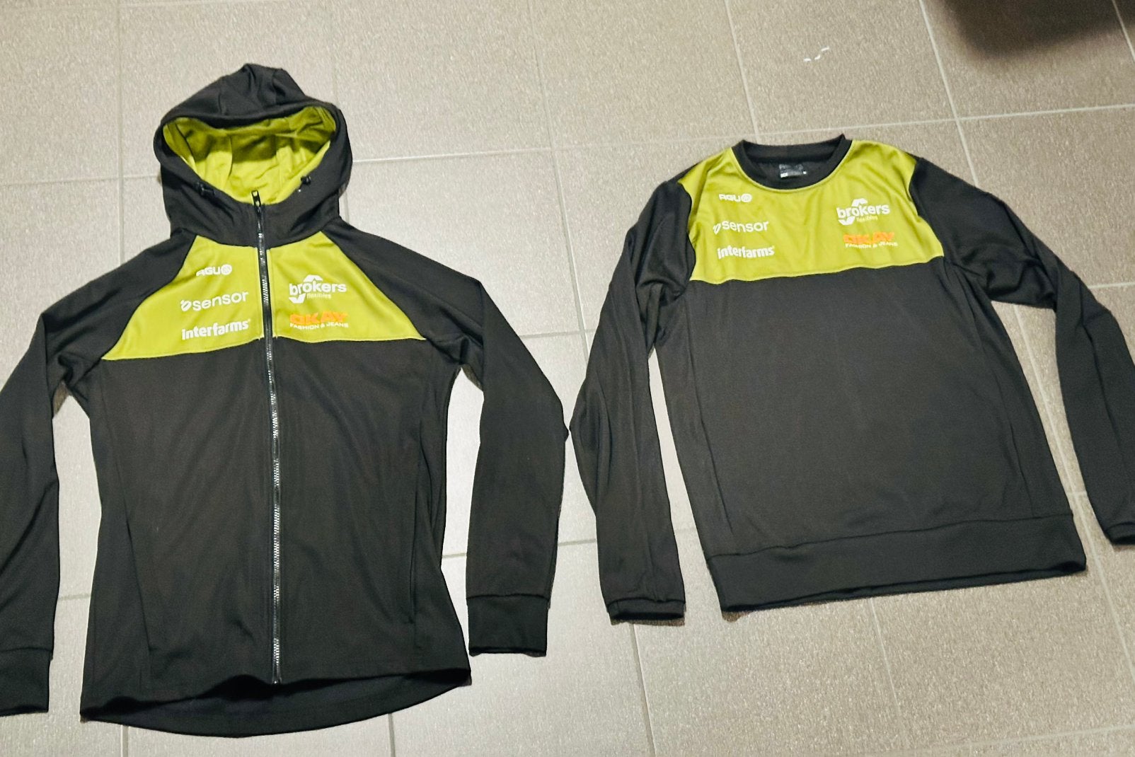 Sportkleding sportvest vest sporttrui trui maat M Agu, Maat 48/50 (M), Zwart, Wandelen of Outdoor, Ophalen of Verzenden