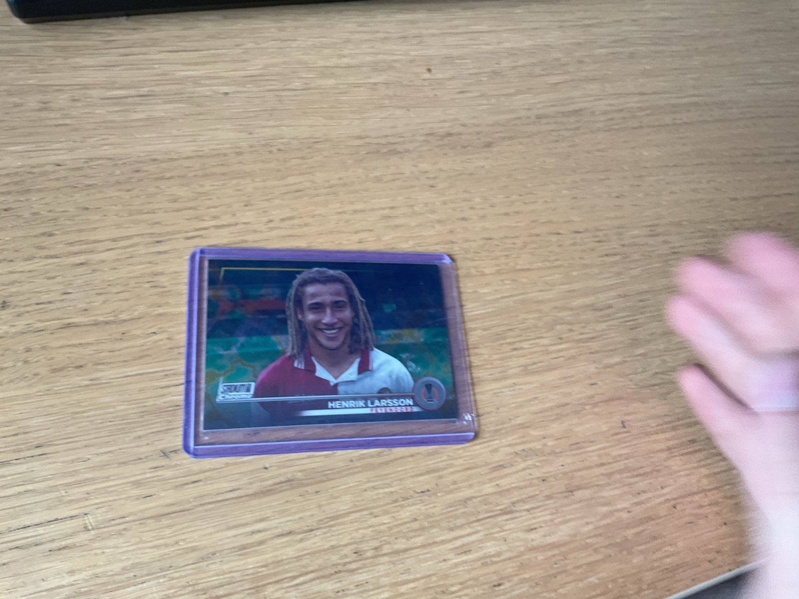 Henrik Larsson Topps Chrome Feyenoord /125, Verzamelen, Ophalen of Verzenden, Zo goed als nieuw, Feyenoord, Spelerskaart