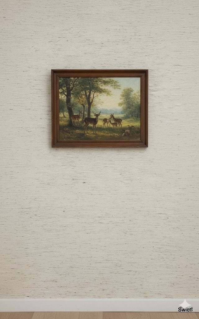 14066 Origineel wandtextiel jaren 70 draadstructuur swiet, Ophalen of Verzenden, Beige