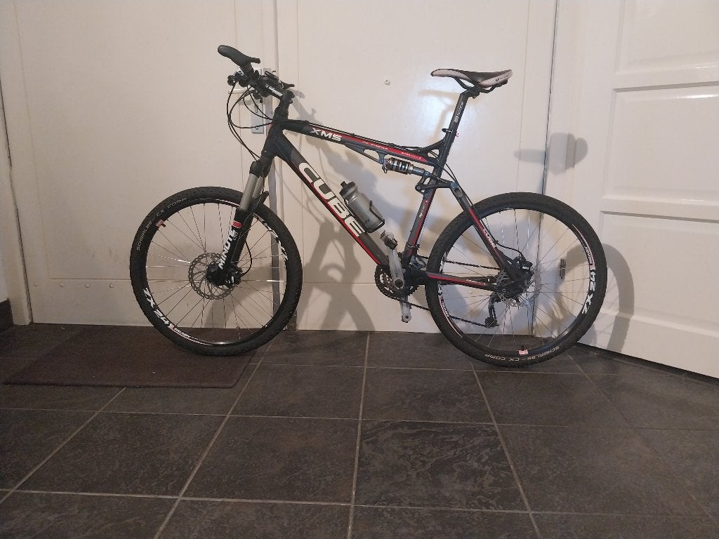 Cube AMS XMS Full Suspension Mountainbike, Gebruikt, Schijfrem, 53 tot 57 cm, Ophalen