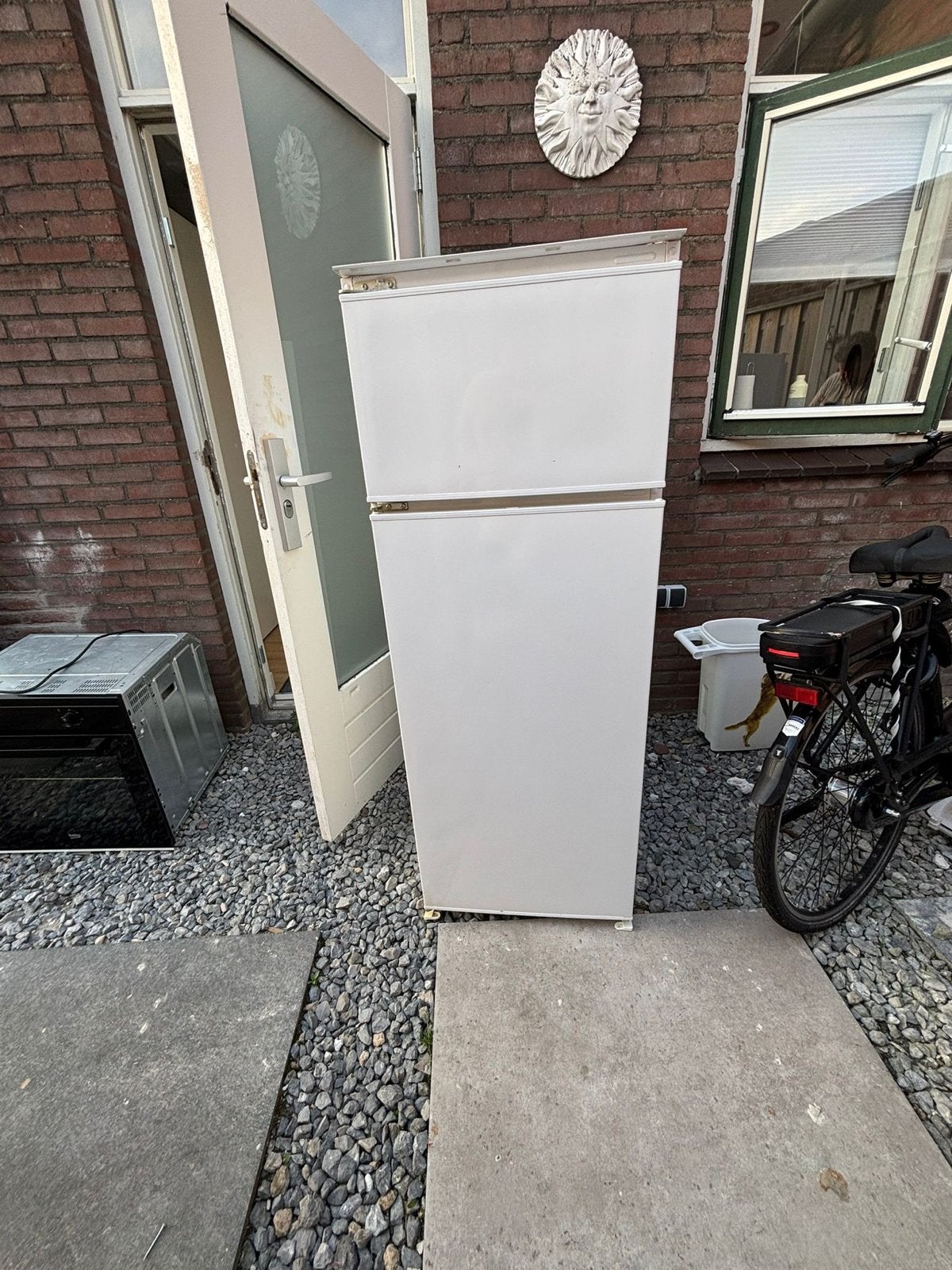 Inbouw Koelkast met Vriesvak - Wit, Ophalen, 150 tot 200 liter, Gebruikt, 140 tot 160 cm
