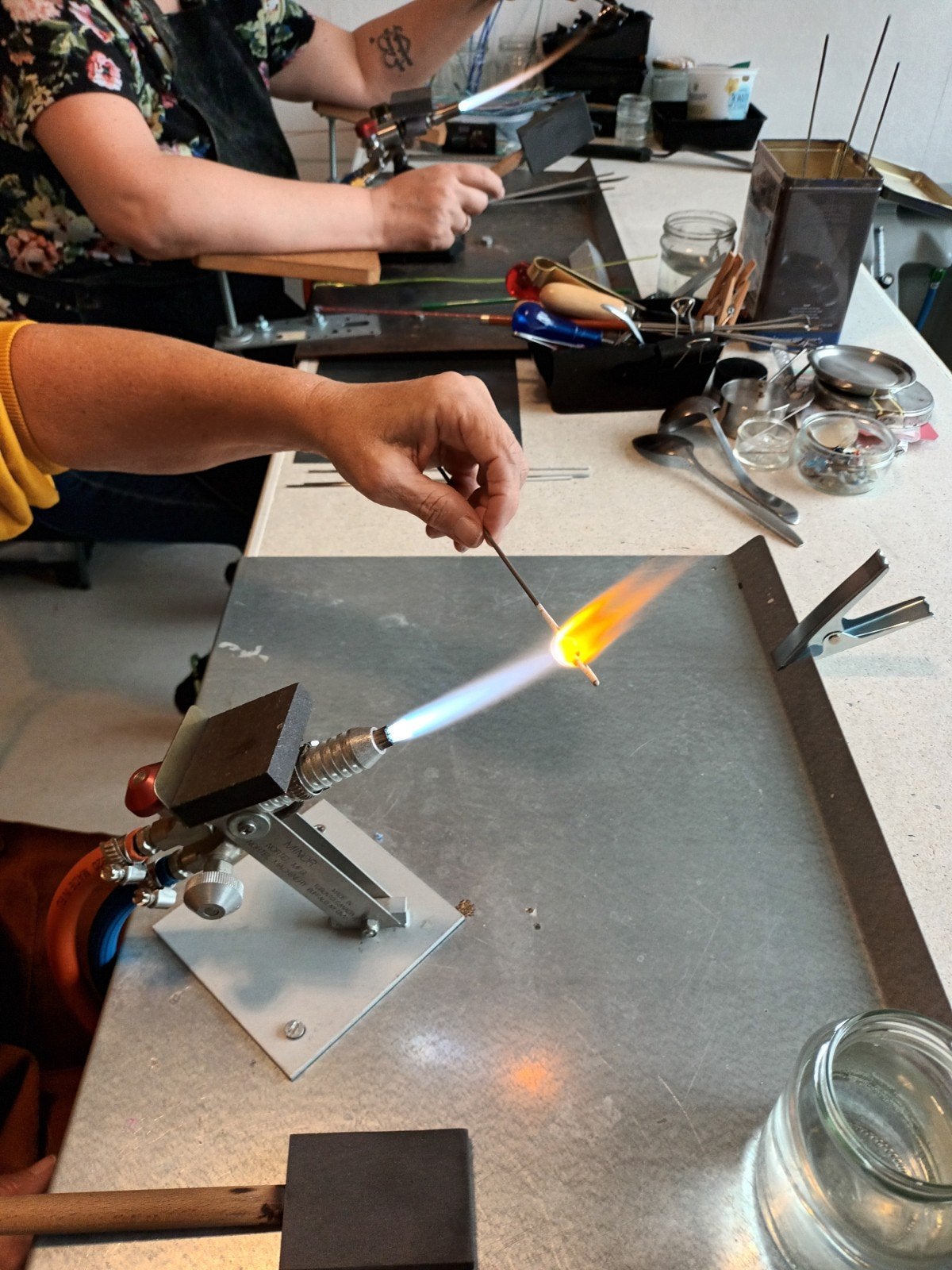 Workshop glaskralen branden, Ophalen, Nieuw