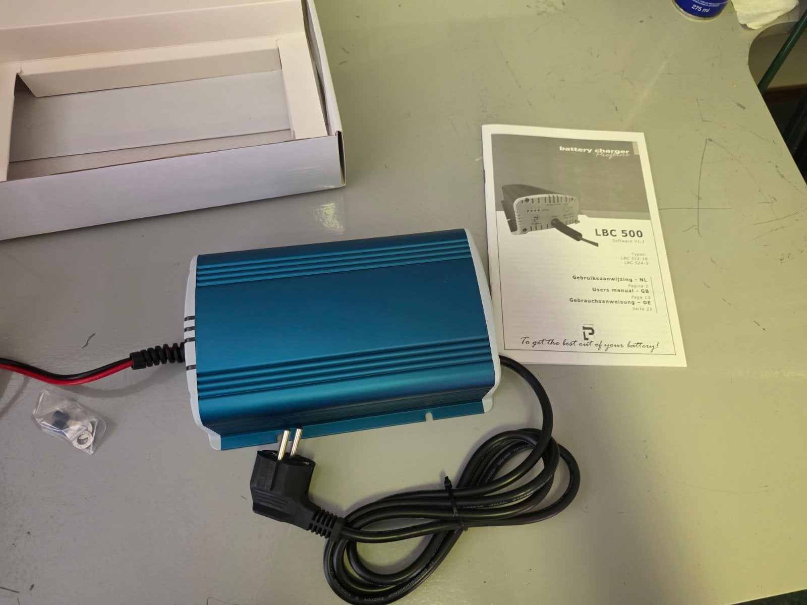 24 volt 5 Ampere acculader Nieuw!, Ophalen of Verzenden, Nieuw
