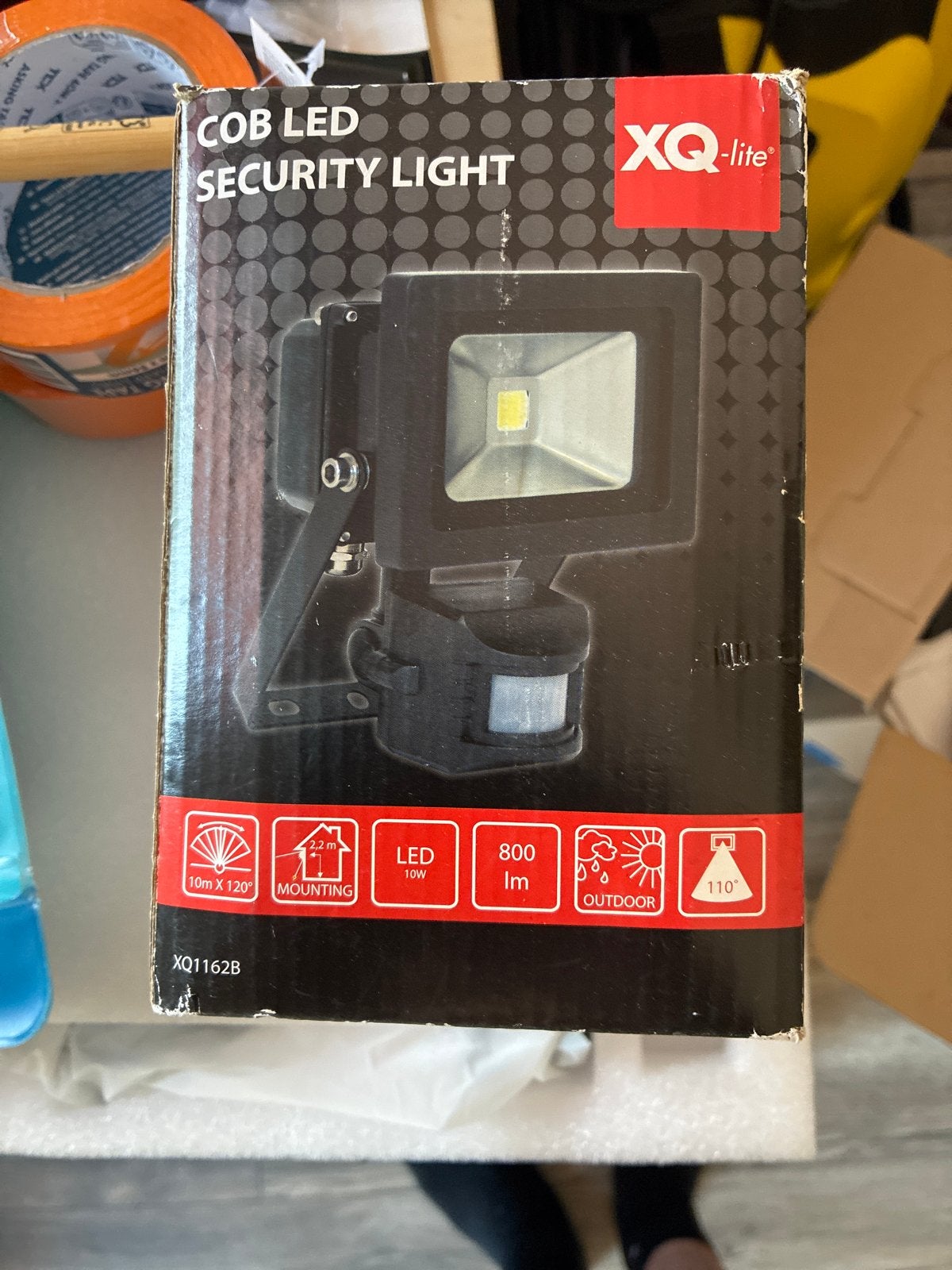 XQ-lite COB LED Veiligheidslamp met Bewegingssensor, Ophalen, Nieuw