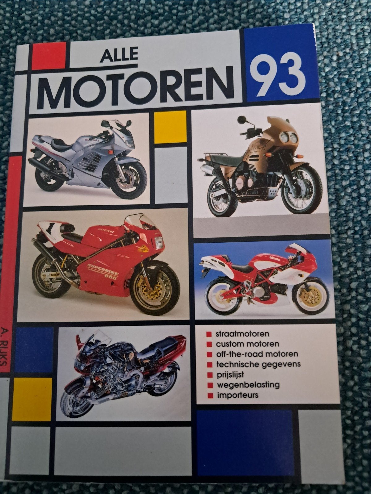 Boek Alle Motoren 1993 - Goede Staat, 207 Bladzijden, Verzenden, Zo goed als nieuw, A Rijks, Algemeen