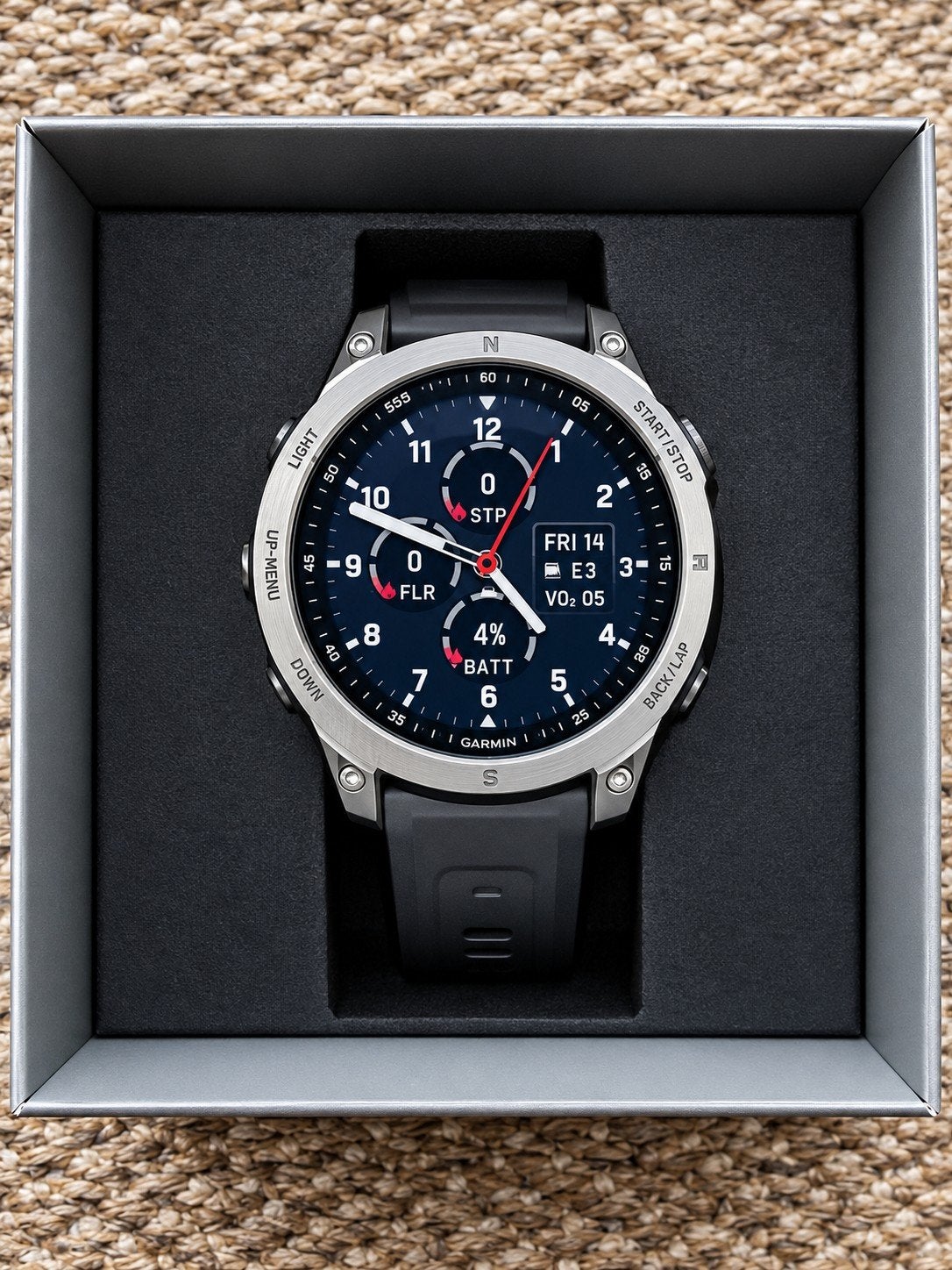 Garmin Fenix 7 pri 47mm, Zwart, Garmin Fenix 7 premium, Ophalen of Verzenden, Zo goed als nieuw