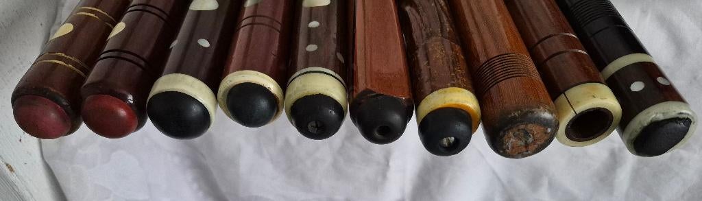 lot van 10 biljartkeu, Ophalen of Verzenden, Gebruikt, Keu of Ballen