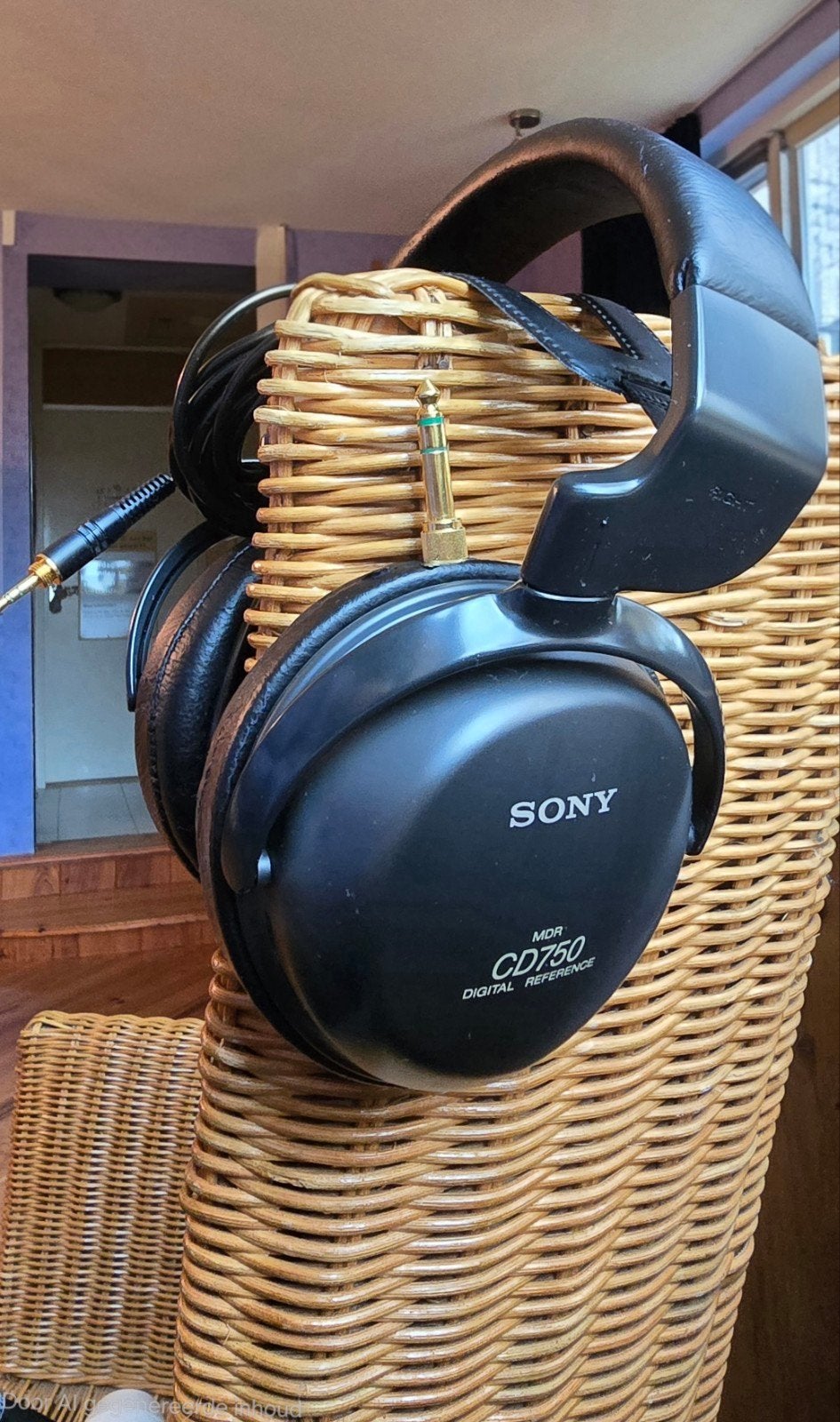 Sony MDR-CD750 Over-ear Hoofdtelefoon, Gebruikt, Ophalen of Verzenden, Zwart, Sony