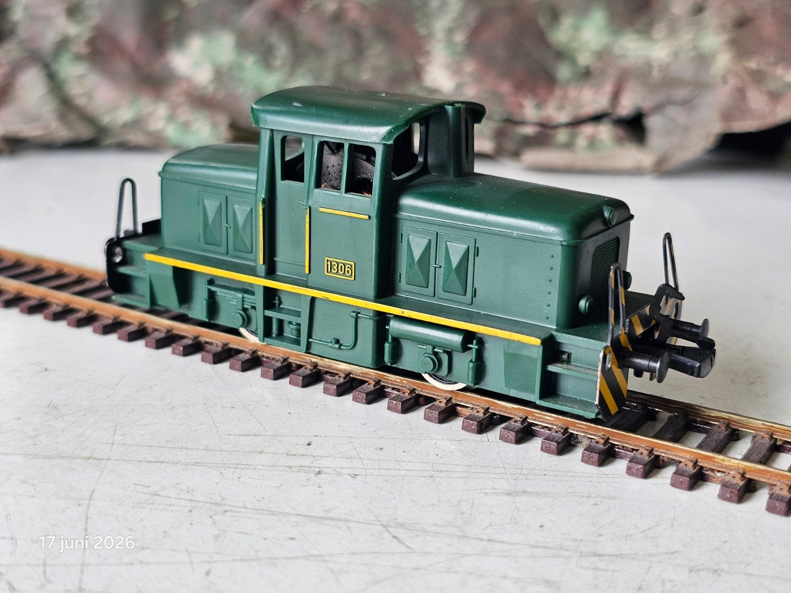 Fleischmann HO rangeer locomotief 1306, Gebruikt, Fleischmann, Ophalen of Verzenden, Analoog