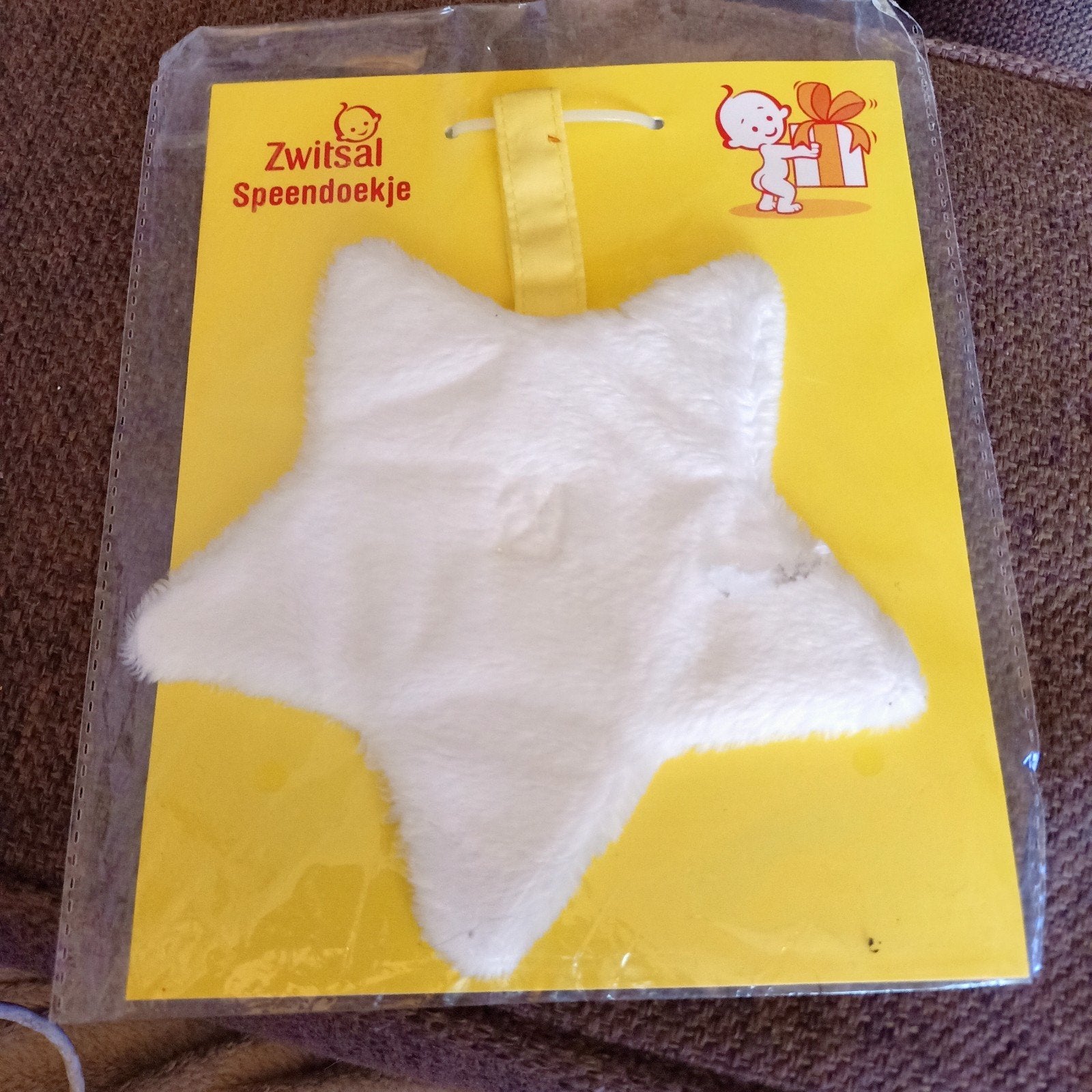 Zwitsal speendoekje ster wit., Overige merken, Nieuw, Ophalen of Verzenden, Met label