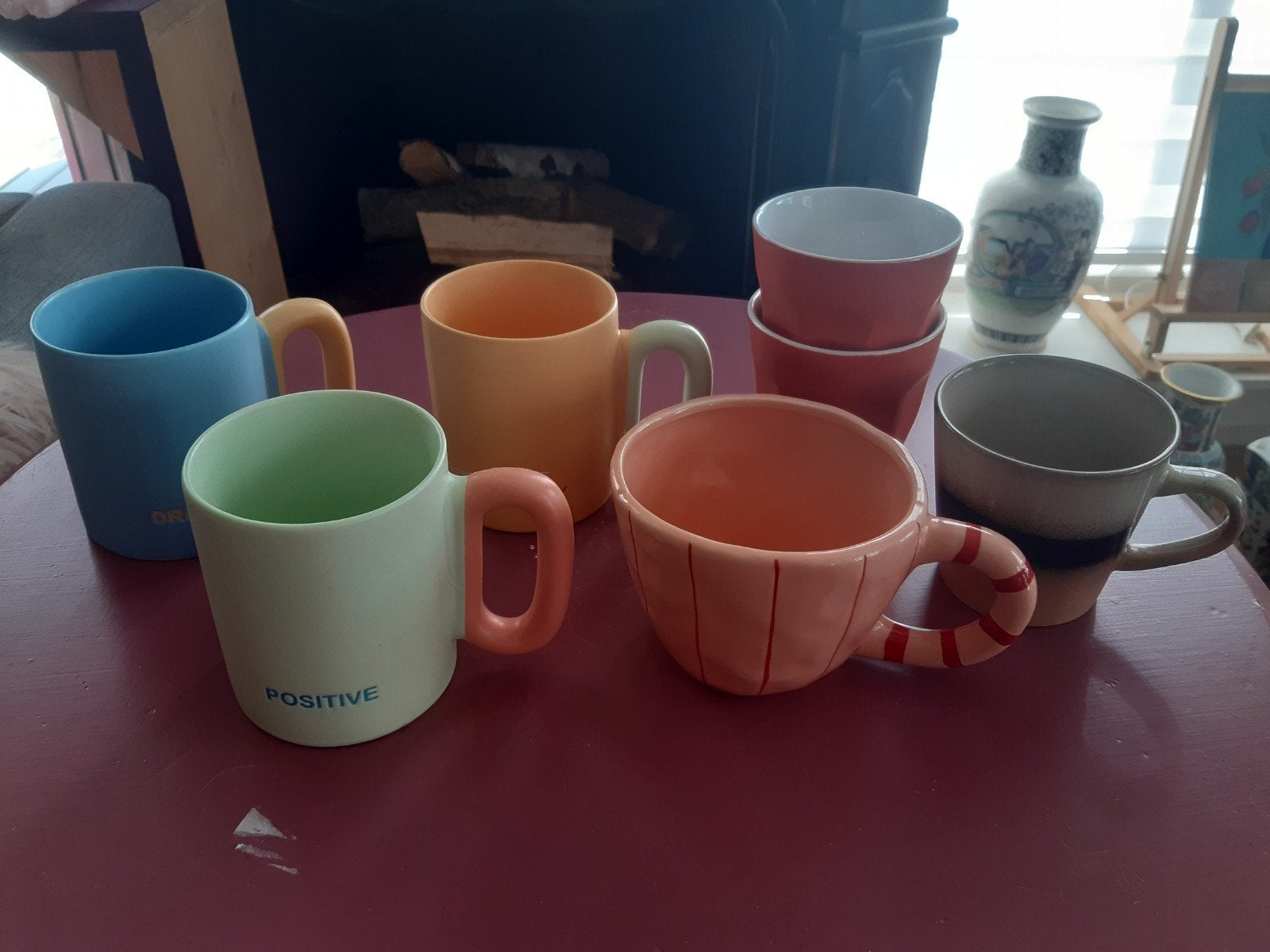 Diverse mokken waaronder HK Living, Ophalen, Rond, Metaal, Minder dan 40 cm