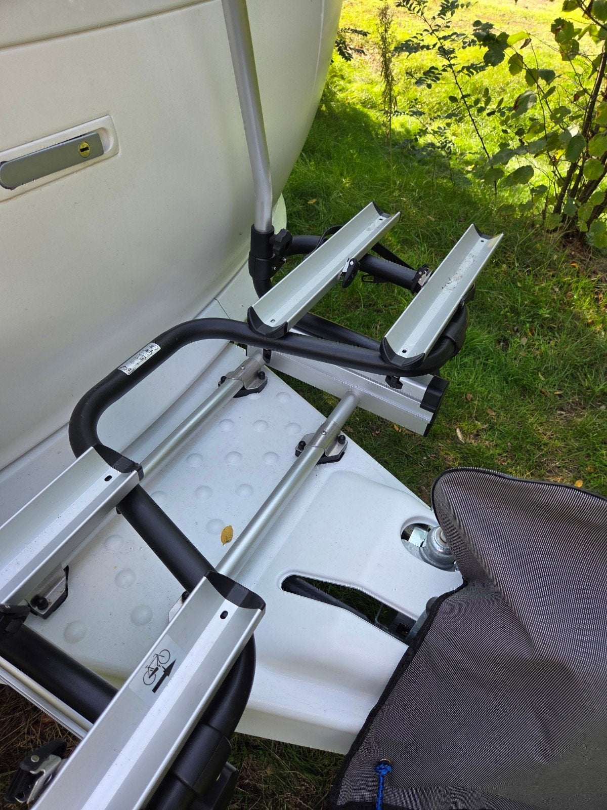 Fietsendrager voor caravan te koop gevraagd type enduro 260, Achterklepdrager, Gebruikt, Ophalen of Verzenden, 2 fietsen