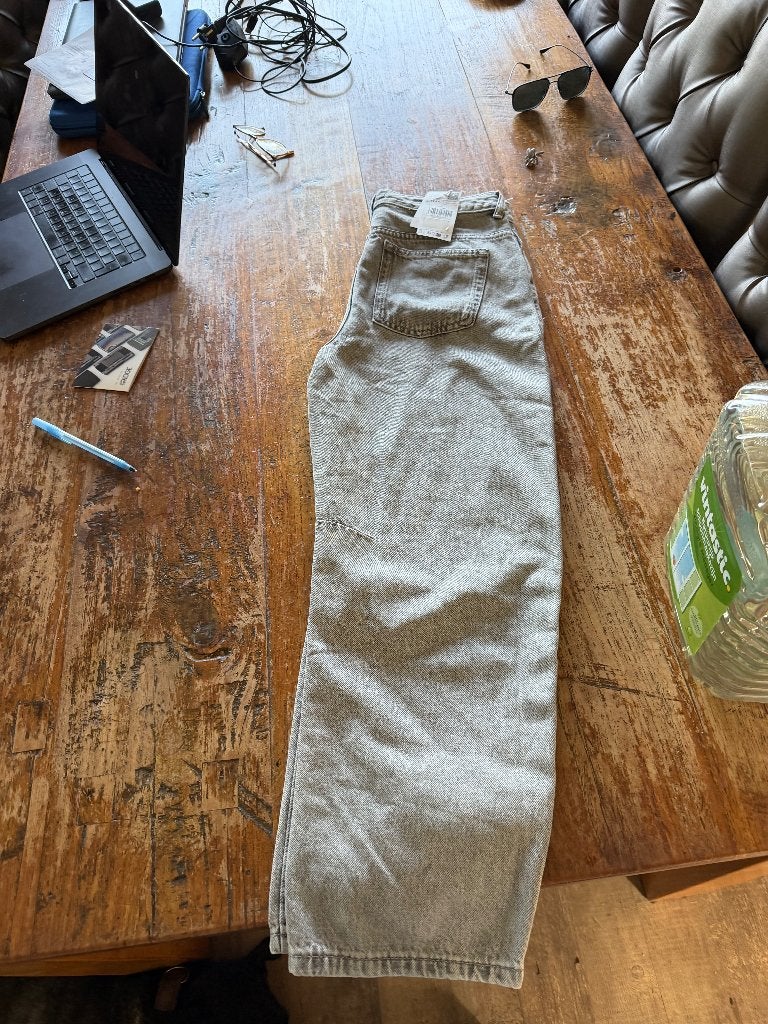 Stoere baggy spijkerbroek, NIEUW  grijs 13-14 jr jongen, Ophalen, Nieuw, Jongen, Broek