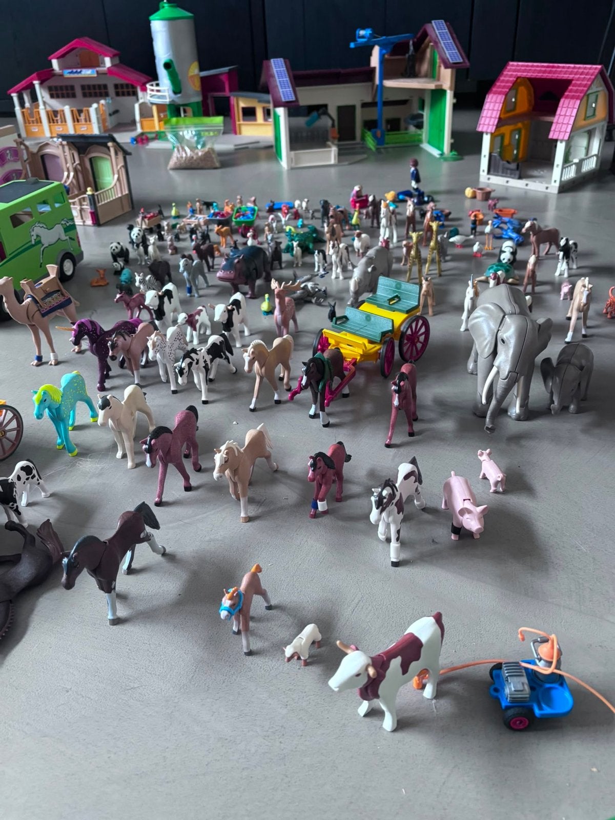 Grote Playmobil collectie: boerderij, dieren, figuren en mee, Ophalen, Gebruikt, Jongen of Meisje