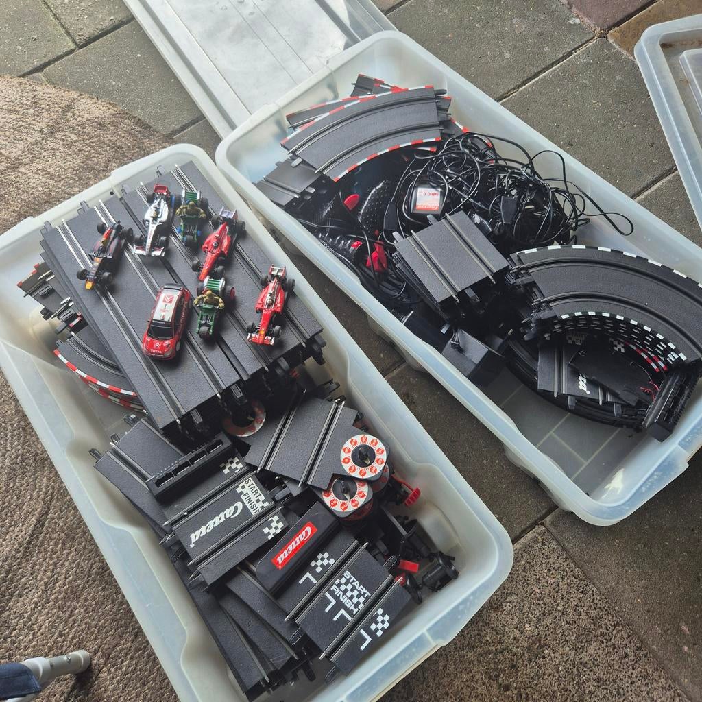 Carrera racebaan met auto's, Ophalen, Elektrisch, Carrera