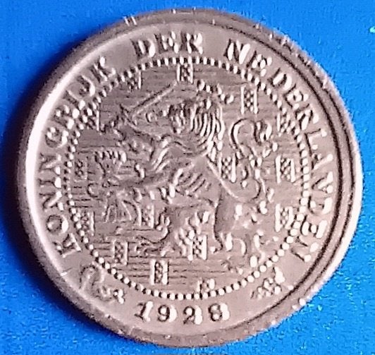 Halve cent brons uit 1928, Ophalen of Verzenden, Nederland, Munten