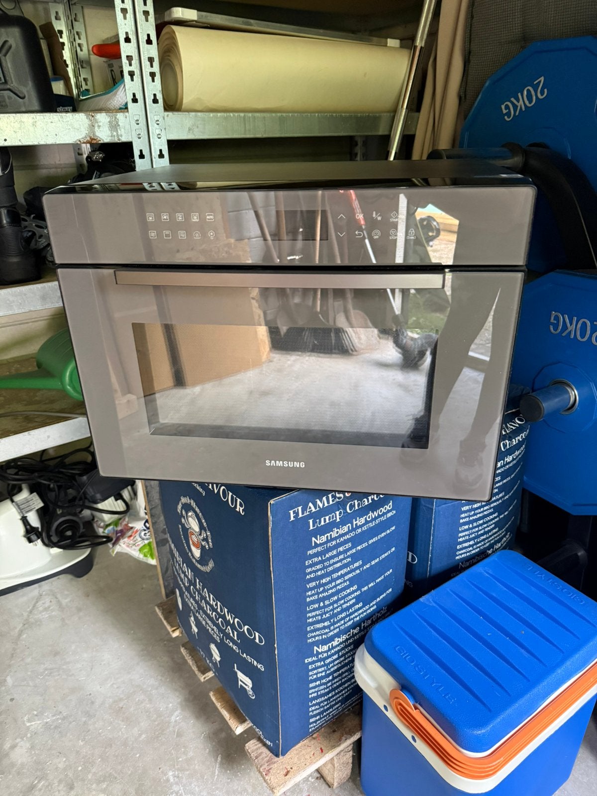 Samsung combimagnetron MC35R8088CC, Ophalen, Zo goed als nieuw