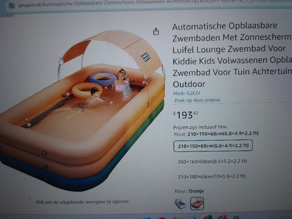 Zwembaden, Minder dan 80 cm, Opblaaszwembad, Nieuw, Ophalen of Verzenden