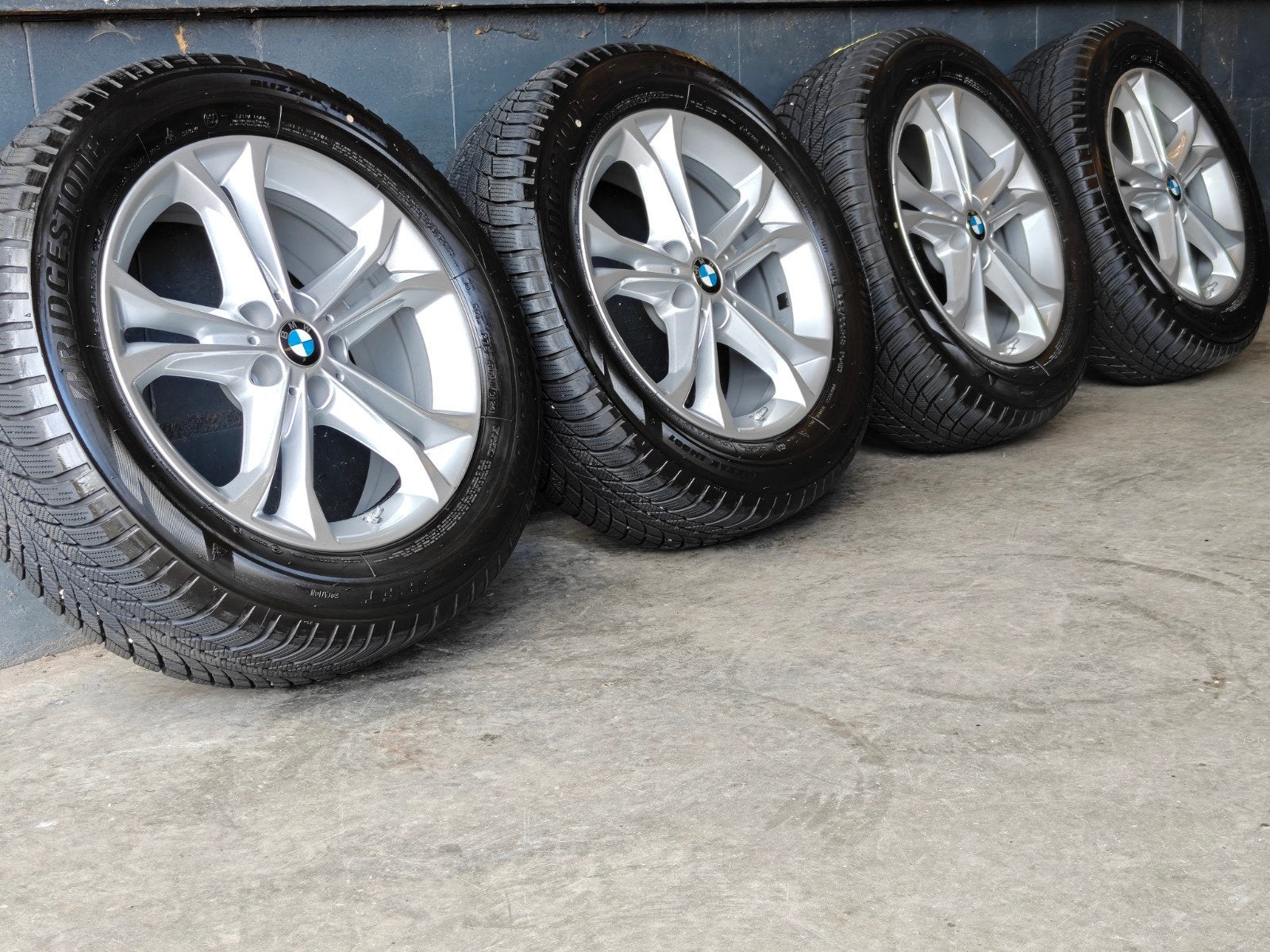 18" Originele BMW X3 X4 G01 G02 Winterset Bridgestone TPMS, 18 inch, Gebruikt, Banden en Velgen, 2289CC