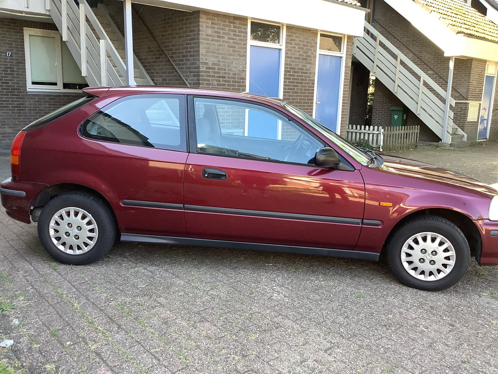 Honda Civic 1.4 I S AUT 1997 Rood, Auto's, Honda, 40 €/maand, 4 cilinders, Origineel Nederlands, Particulier