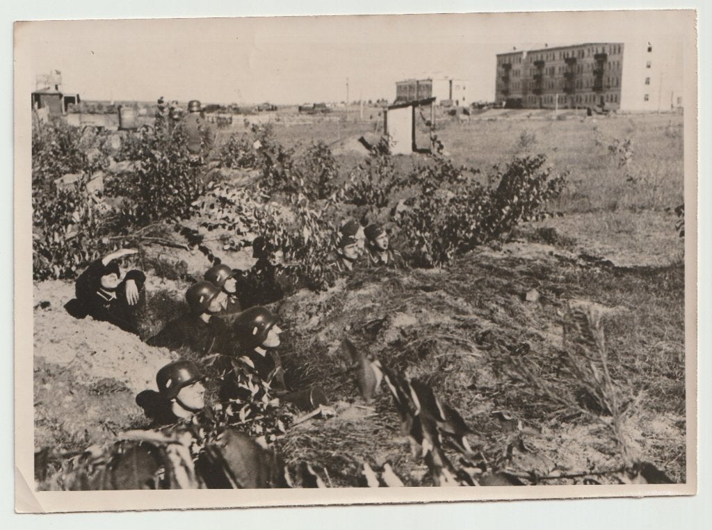 Persfoto 14 - Oostfront 1941, Ophalen of Verzenden, Landmacht, Duitsland, Foto of Poster