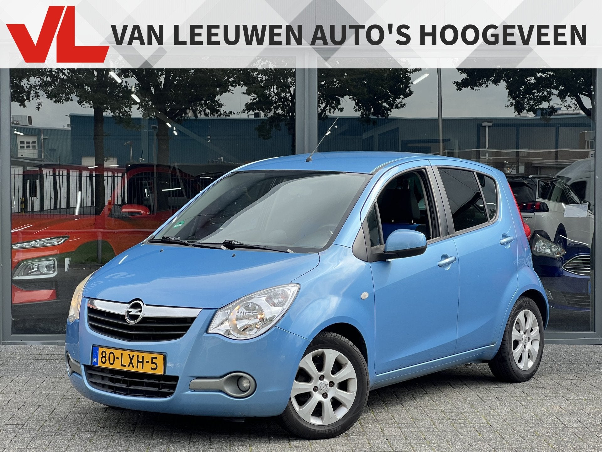 Opel Agila 1.0 Edition | Airco | Trekhaak | RIJKLAAR, Voorwielaandrijving, Stof, Blauw, 996 cc