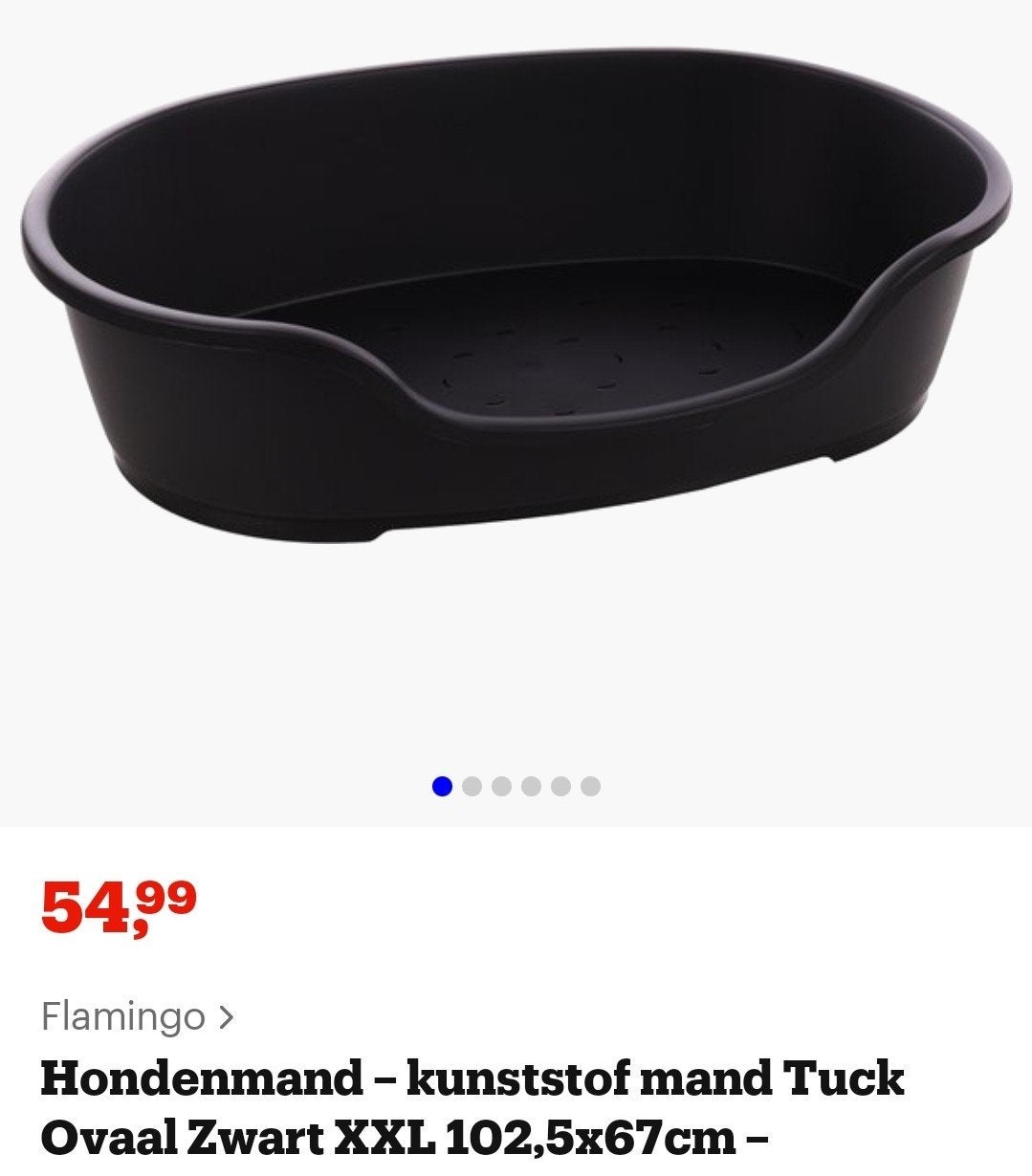 Kunststof hondenmand,maat XXL, Ophalen, Overige