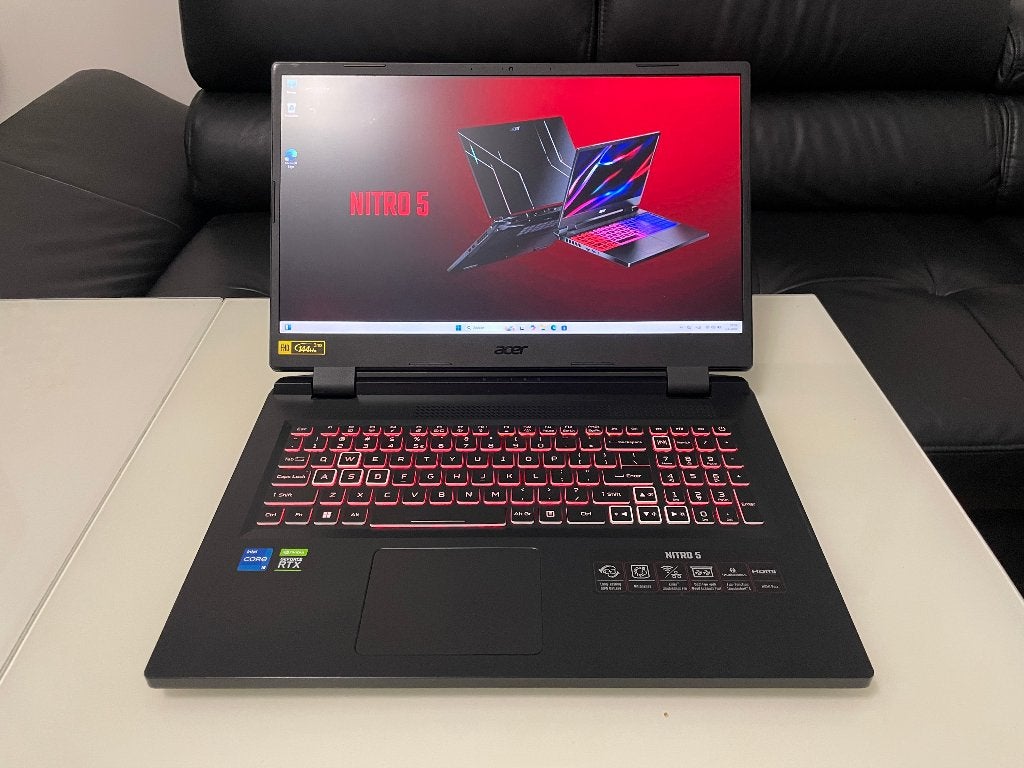 Acer Nitro 5 AN517-55  Gaming    Core i5-12500H, Ophalen, Met videokaart, 512 GB, Zo goed als nieuw