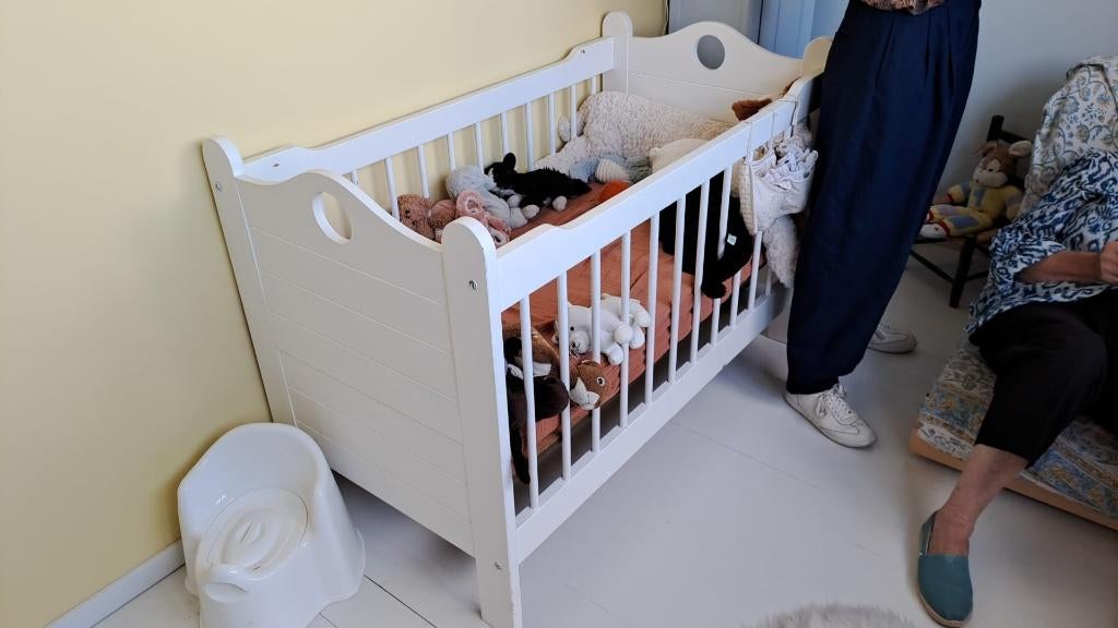 Baby bed, Ophalen, Gebruikt, Minder dan 140 cm, Minder dan 70 cm