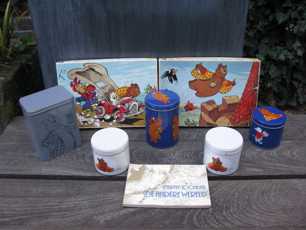 LOT O.B.BOMMEL/TOONDER PUZZLES + VOORRAADBLIKKEN, Ophalen of Verzenden, Gebruikt, Overige