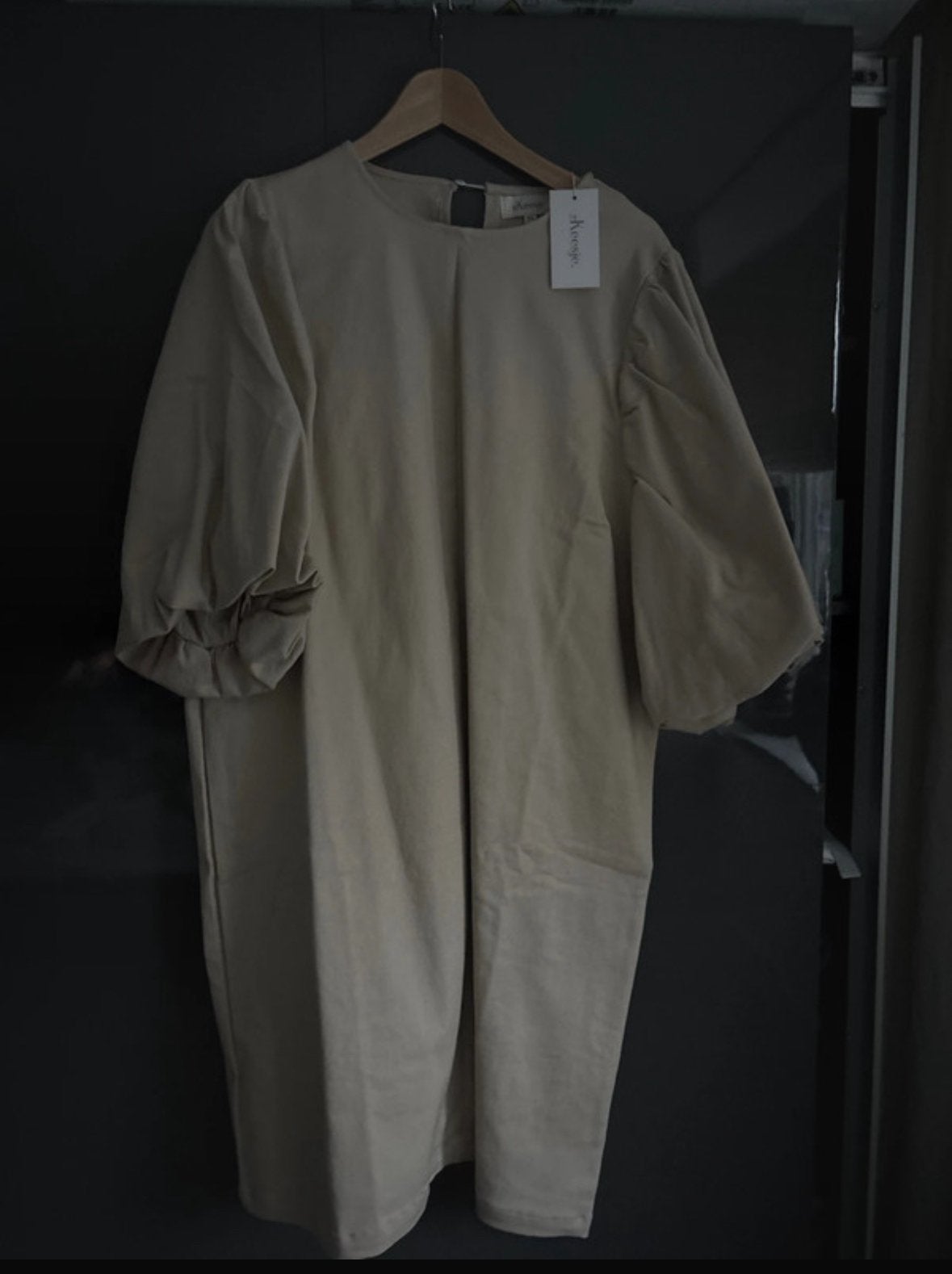 Nieuwe Beige Jurk van Keesje - Maat XL, Beige, Maat 46/48 (XL) of groter, Nieuw, Ophalen of Verzenden
