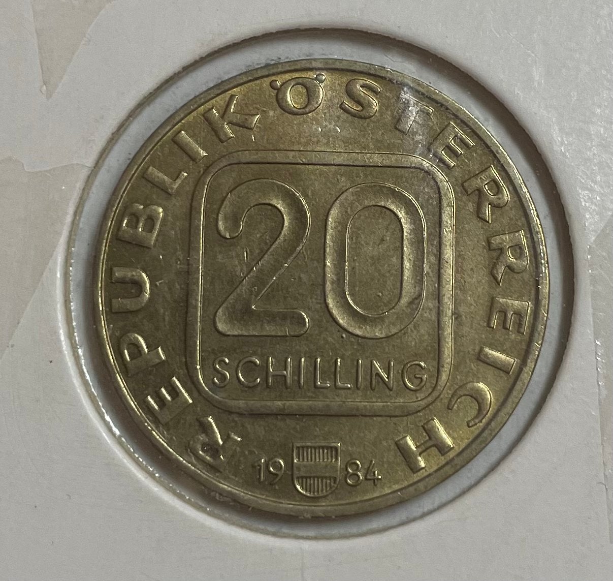 20 schilling Oostenrijk 1984, Ophalen of Verzenden, Oostenrijk