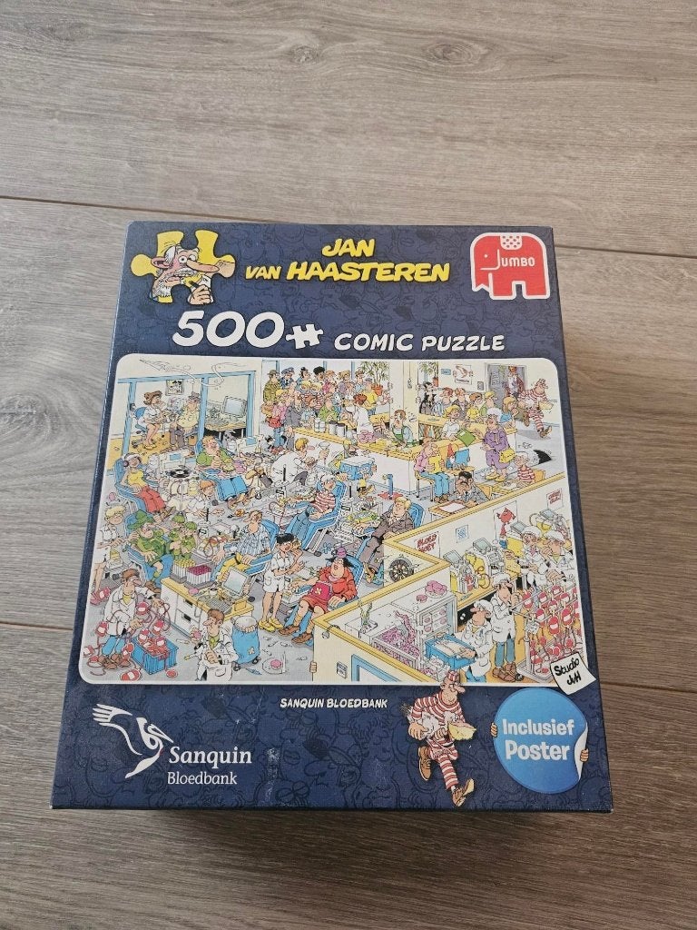 puzzel Jan van Haasteren, Ophalen, 500 t/m 1500 stukjes, Zo goed als nieuw, Legpuzzel