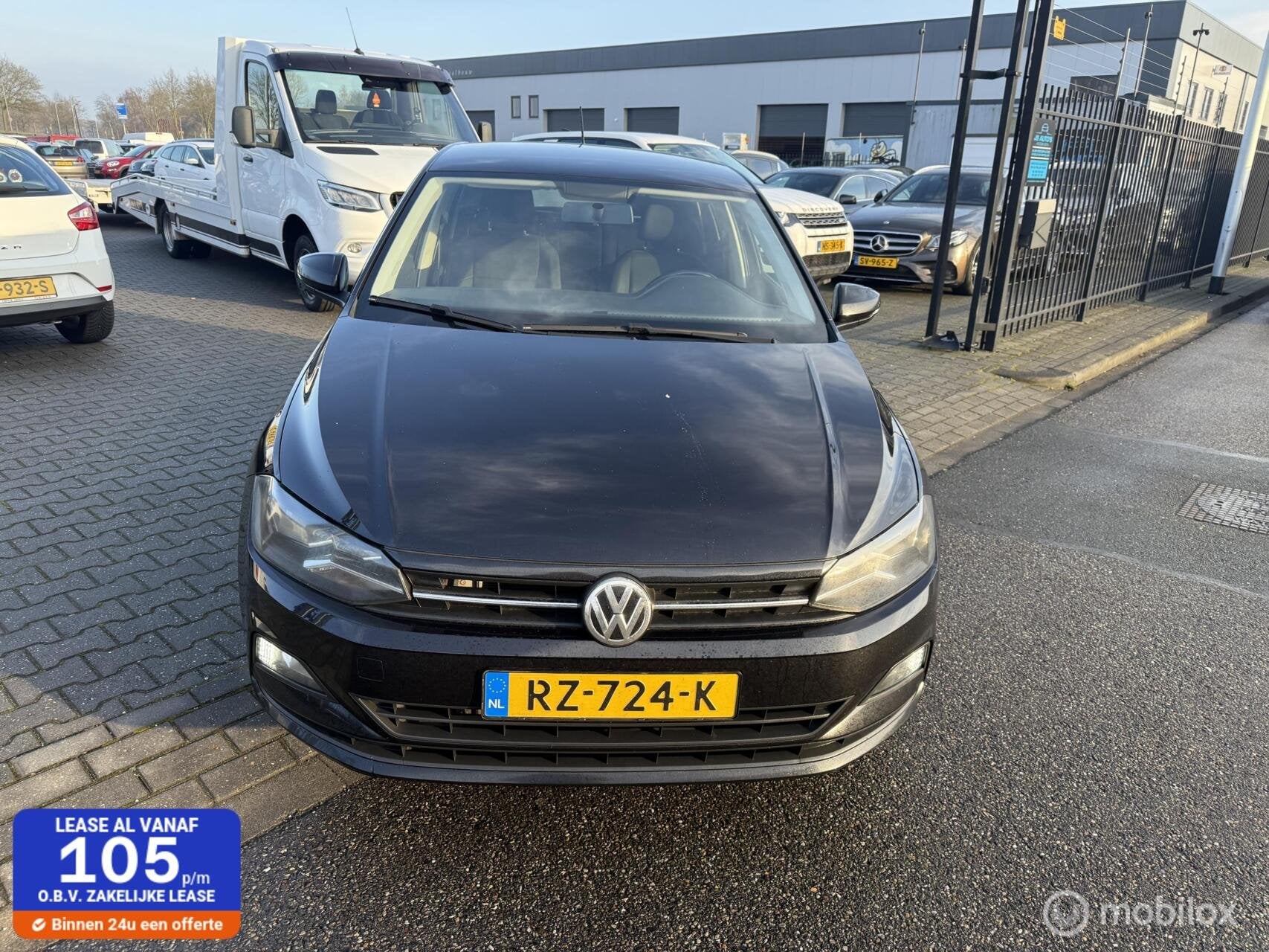Volkswagen Polo 1.6 TDI Comfortline Business ex bpm, Voorwielaandrijving, Stof, Gebruikt, Zwart
