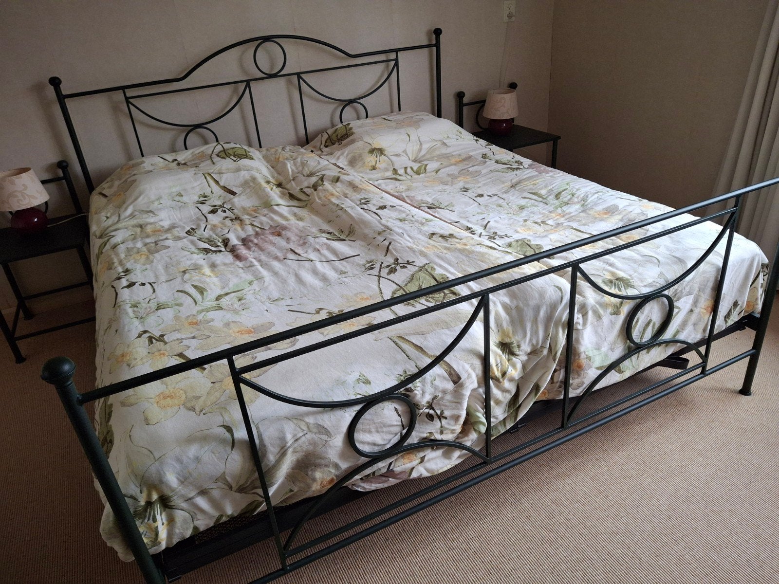 ledikant 2 persoons, Huis en Inrichting, Ophalen, Tweepersoons, 180 cm, 200 cm