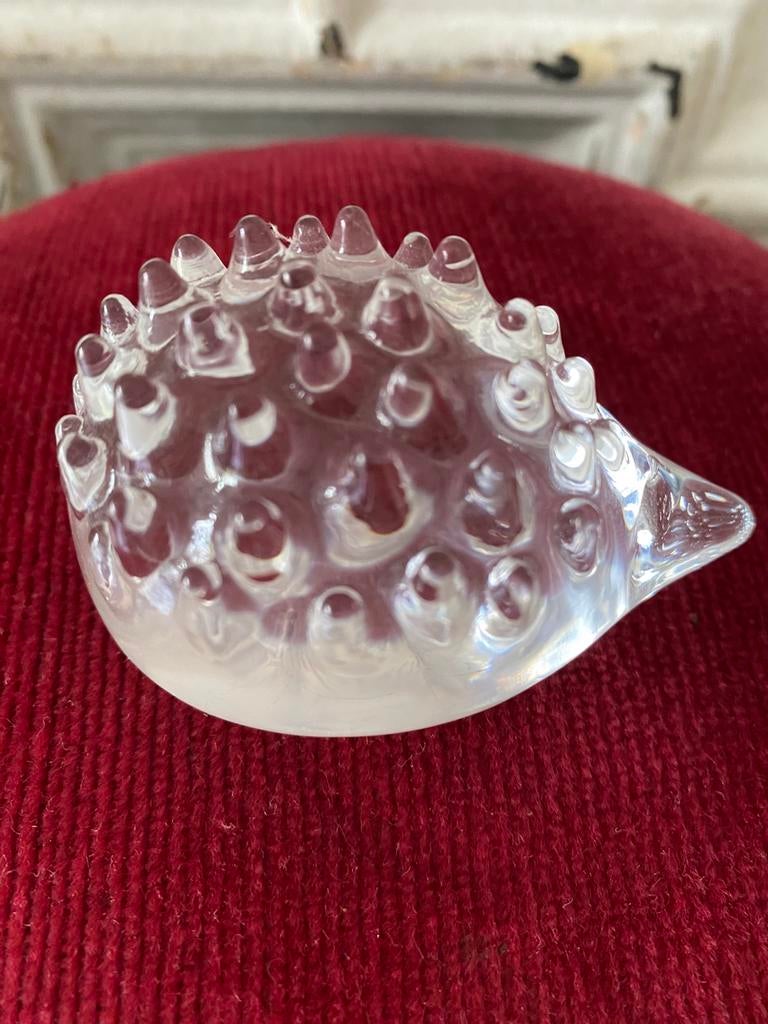 Presse papier egel Hadeland Noorwegen, Antiek en Kunst, Antiek | Glas en Kristal, Ophalen of Verzenden