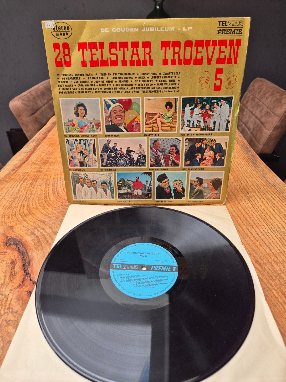 28 Telstar Troeven 5 - De Gouden Jubileum LP, LP, Gebruikt, Pop, Ophalen of Verzenden