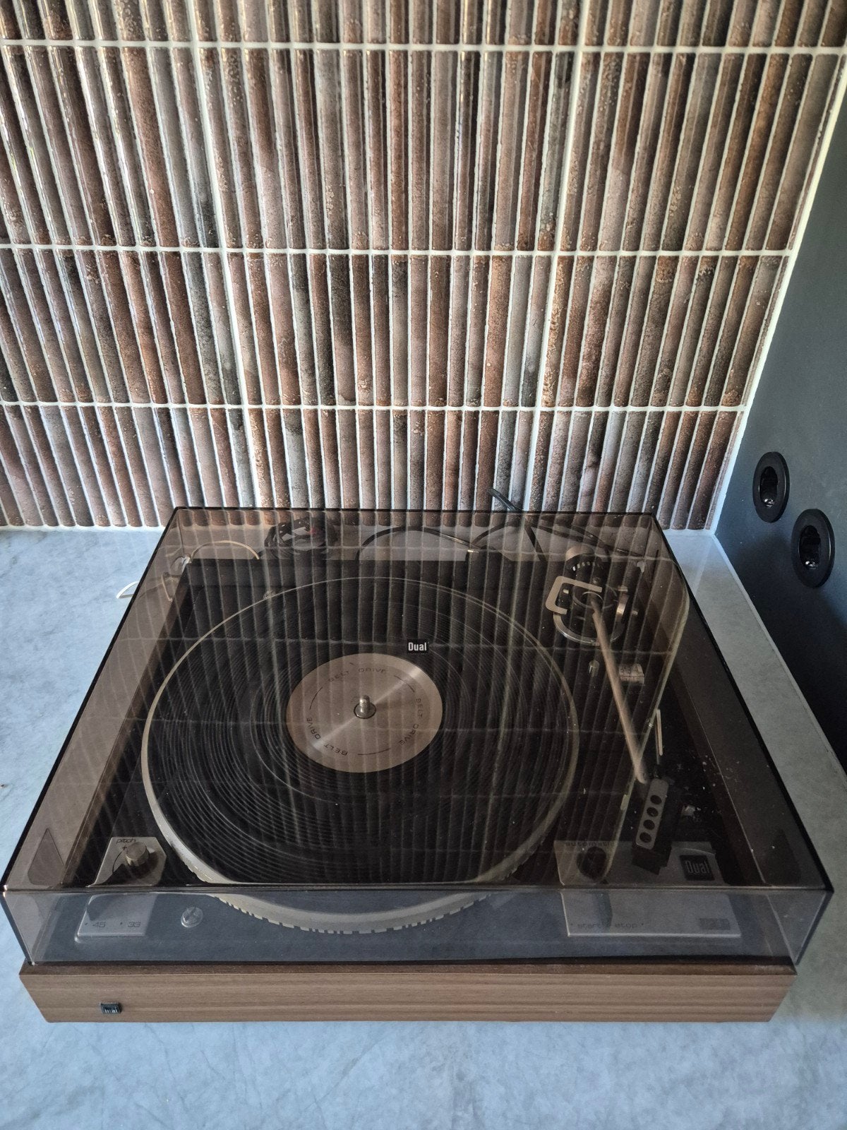 Dual CS 1249 Platenspeler - Vintage Hifi, Ophalen, Dual, Pitch-regelaar