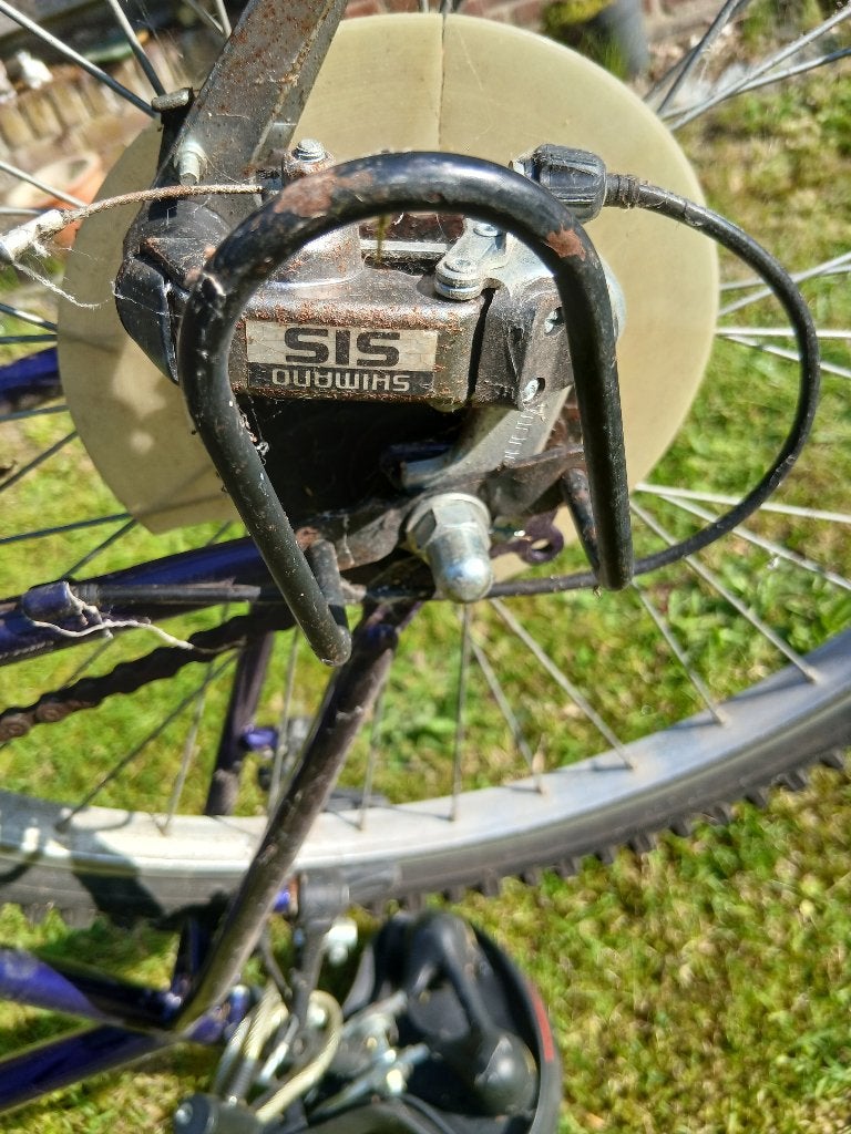 Moutainbikefiets voor Heren, Kleur blauw, Ophalen, Gebruikt, Heren, Bovenkleding