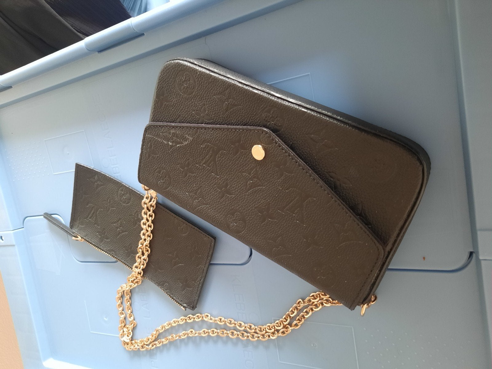 Louis Vuitton Pochette Metis Zwart Monogram Empreinte, Ophalen of Verzenden, Zo goed als nieuw, Zwart, Schoudertasje