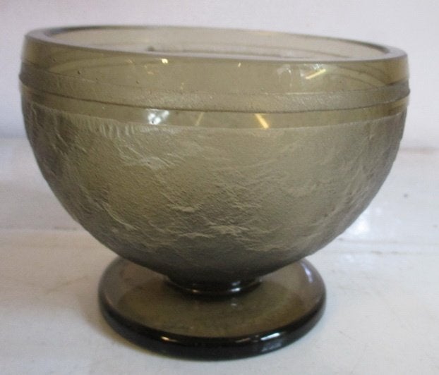 art deco frosted glas Schneider schaal Le Verre Francais 31, Verzenden