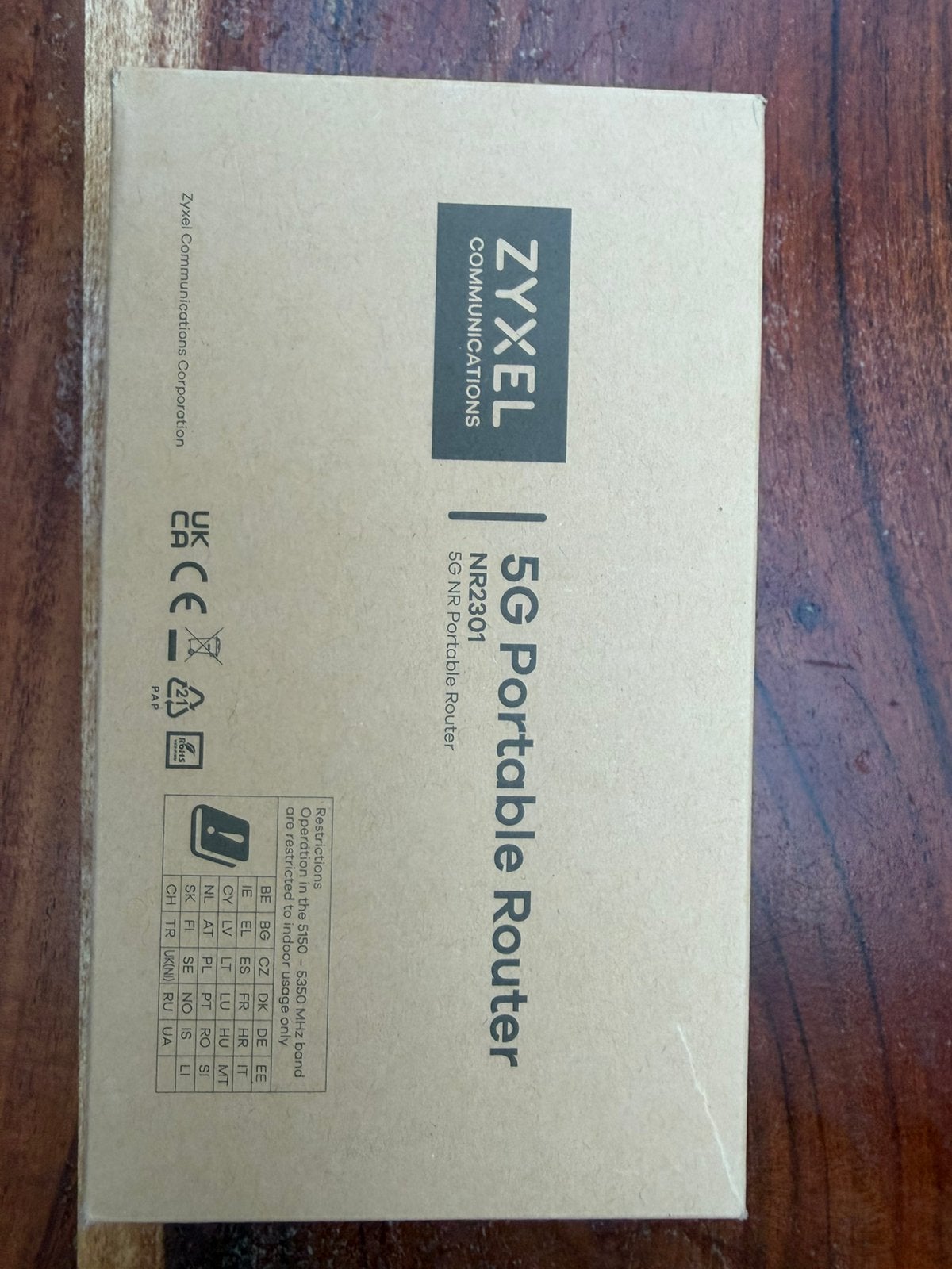 Zyxel 5G Portable Router NR2301, Computers en Software, Routers en Modems, Nieuw, Router met modem, Ophalen