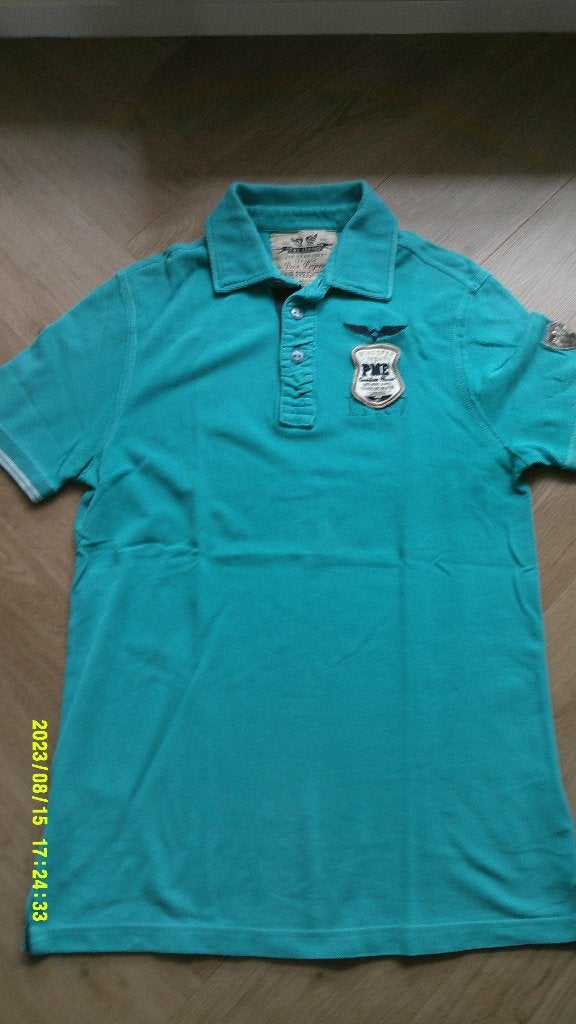 PME legend groene poloshirt, maat M., Kleding | Heren, Maat 52/54 (L), Ophalen of Verzenden, Zo goed als nieuw, Pme Legend
