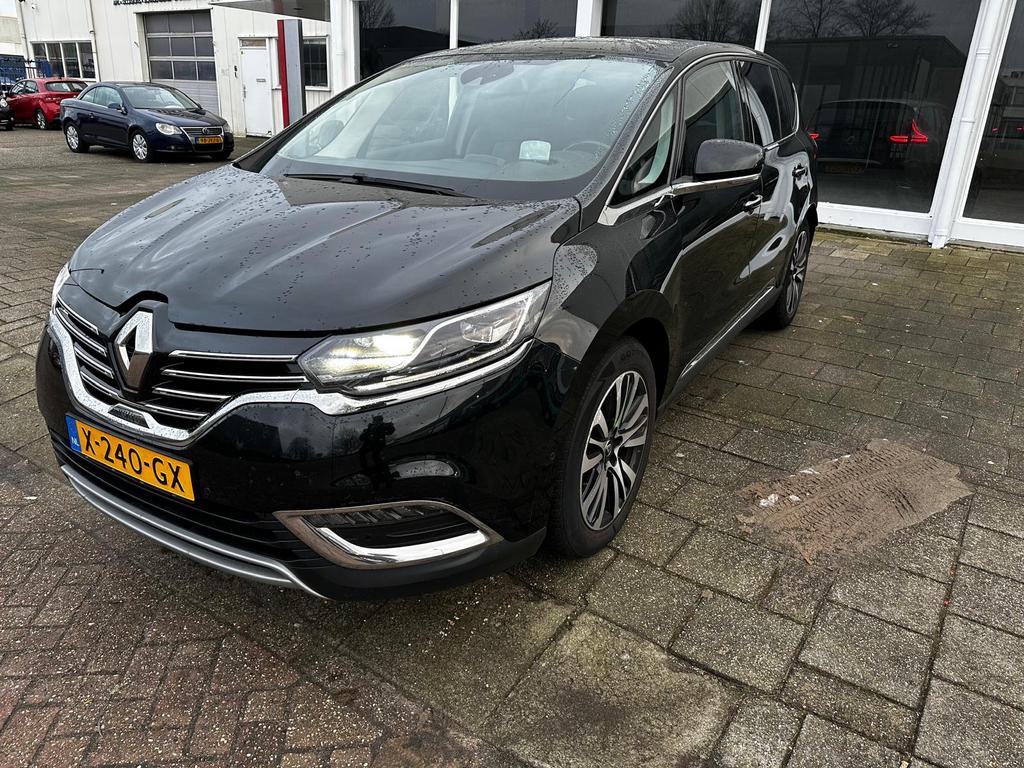 Renault Espace 1.6 Energy TCe 200pk EDC 2016 Zwart volle opt, Auto's, Renault, Automaat, 1618 cc, Euro 6, 4 cilinders