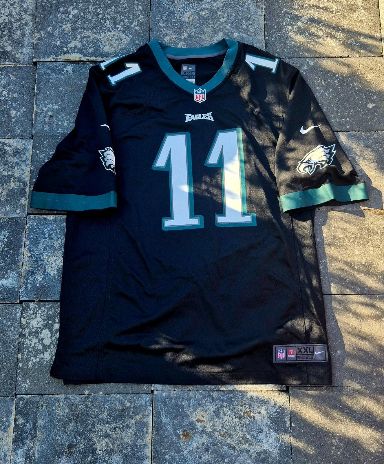 Philadelphia Eagles Wentz NFL Nike shirt XXL 2XL, Ophalen of Verzenden, Zo goed als nieuw, Kleding