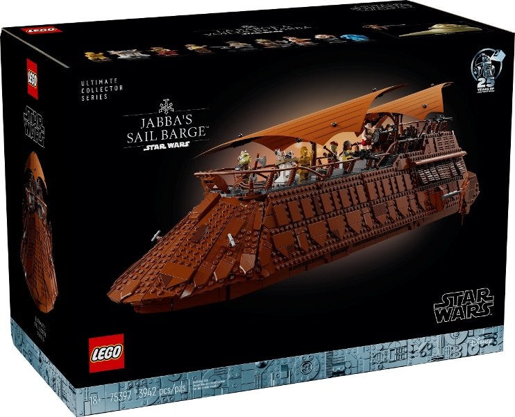 Lego Star Wars Jabba’s Sail Barge nr 75397, Kinderen en Baby's, Speelgoed | Duplo en Lego, Lego, Lego, Star Wars, Lego