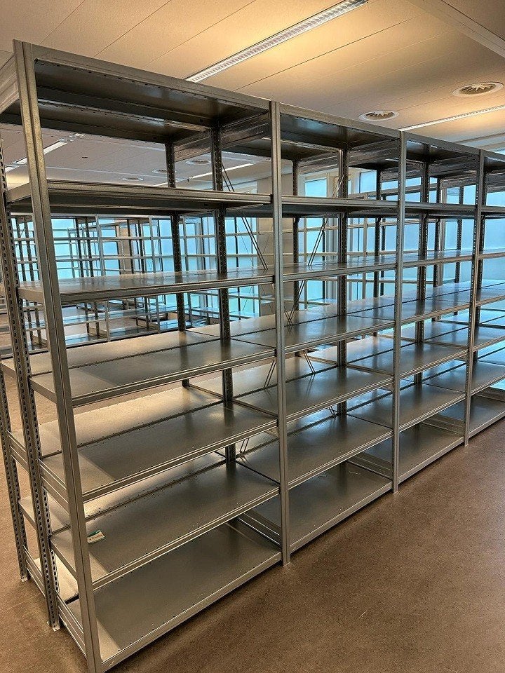 Bito legbord stelling 300 hoog 43 diep 6 legborden, Ophalen